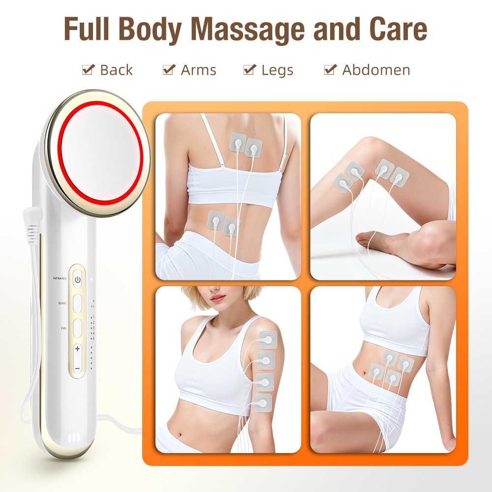 Body Sculpting Machine 5 Modes 5 Levels Timer Cellulite Handheld Massager Device
