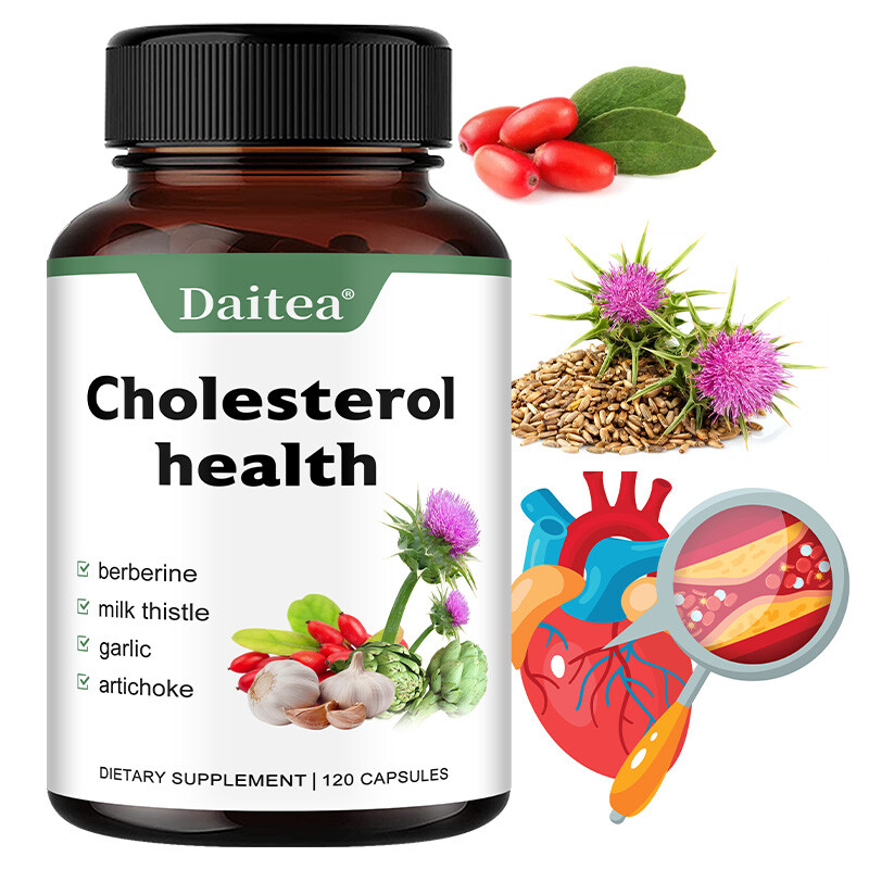 Healthy Cholesterol Support Supplement Support Cardiovascular Health 120 Caps