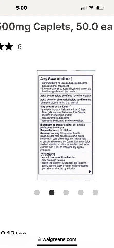 PANADOL 500 mg Extra Strength Caplets Pain Reliever Pack – 50 Caplets