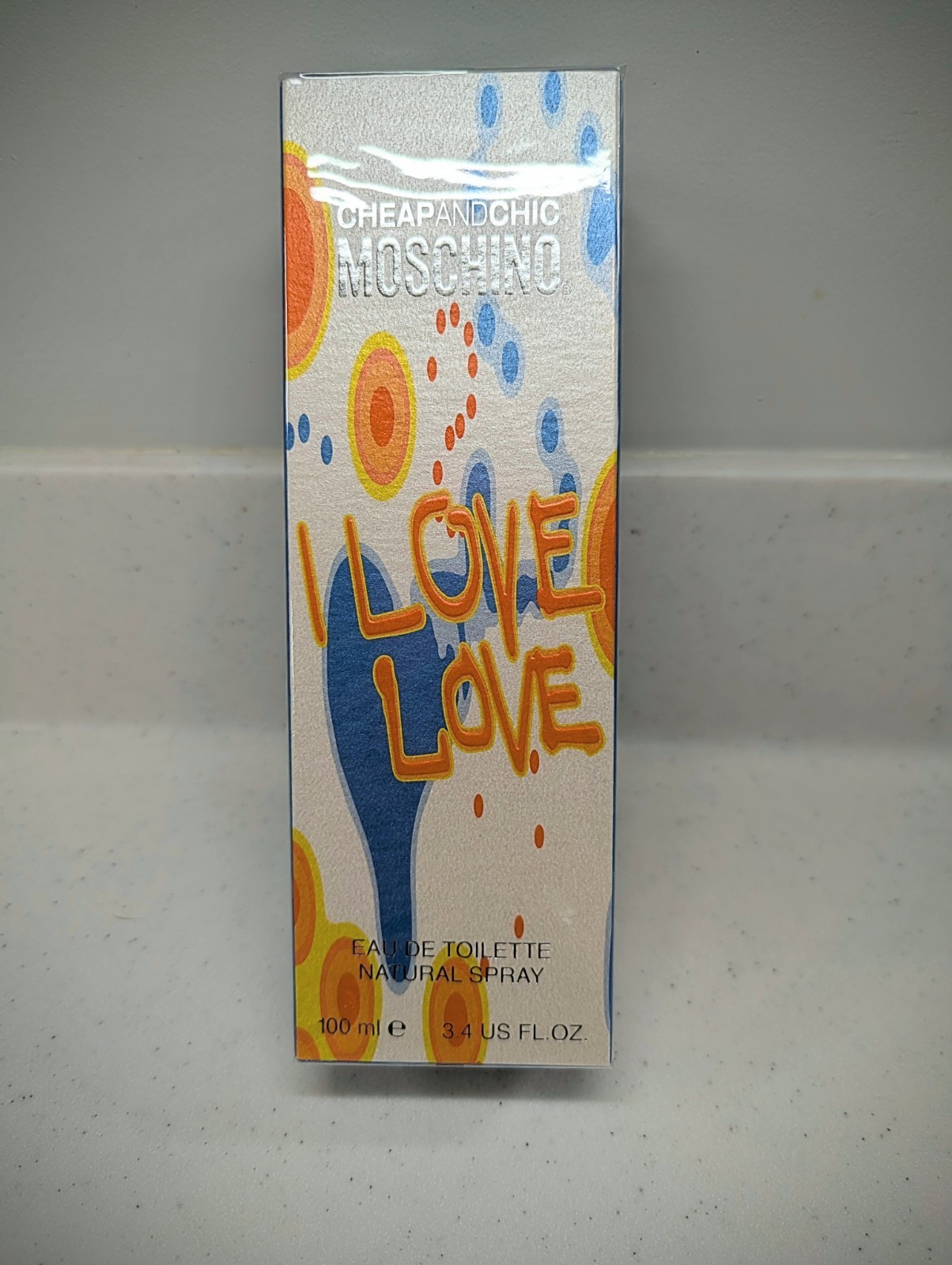 I LOVE LOVE MOSCHINO 3.4 FL.OZ 100 ML EAU DE TOILETTE SPRAY WOMEN NEW SEALED BOX