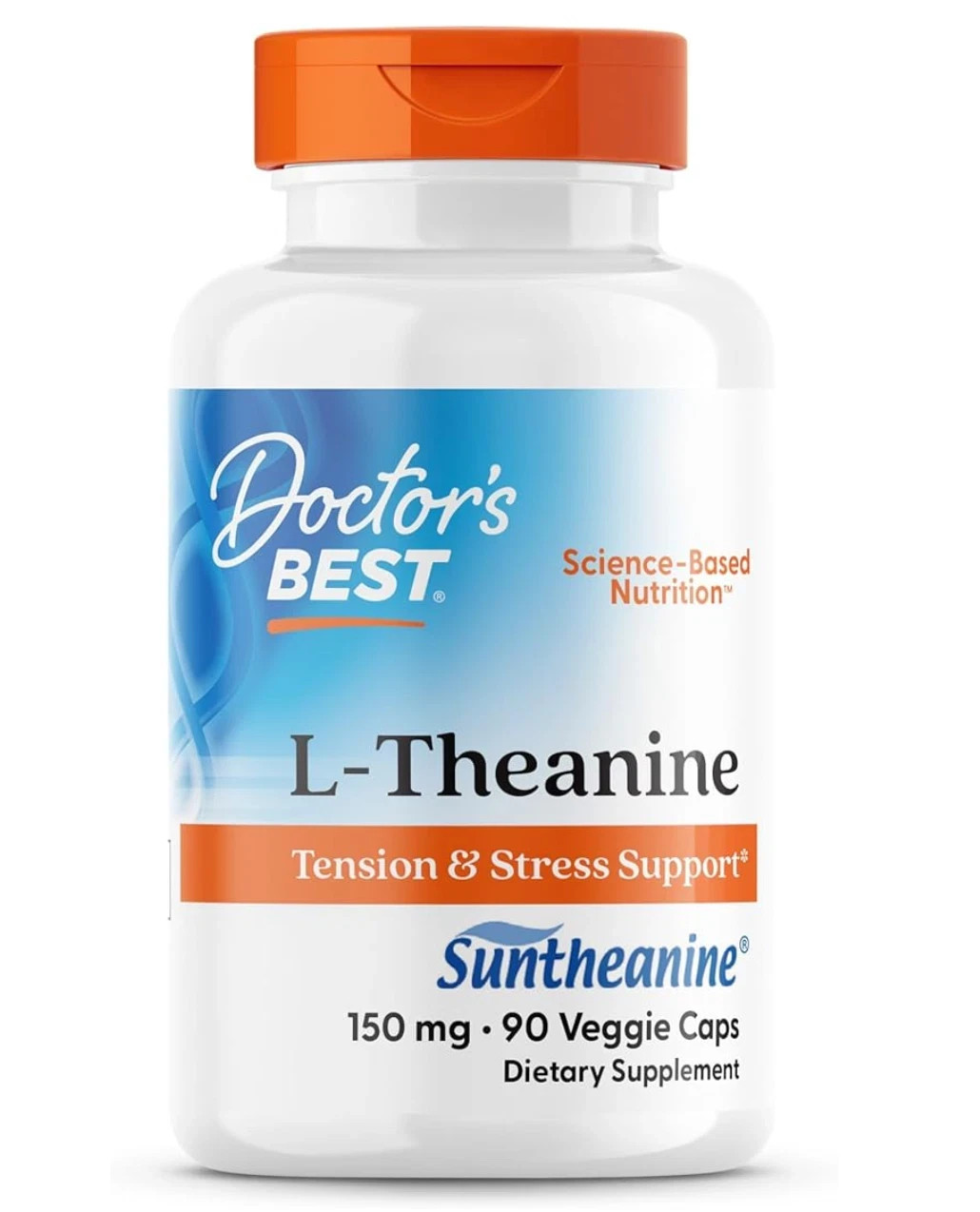 Doctor’s Best L-Theanine Suntheanine 150mg 90 Caps Tension/Stress support