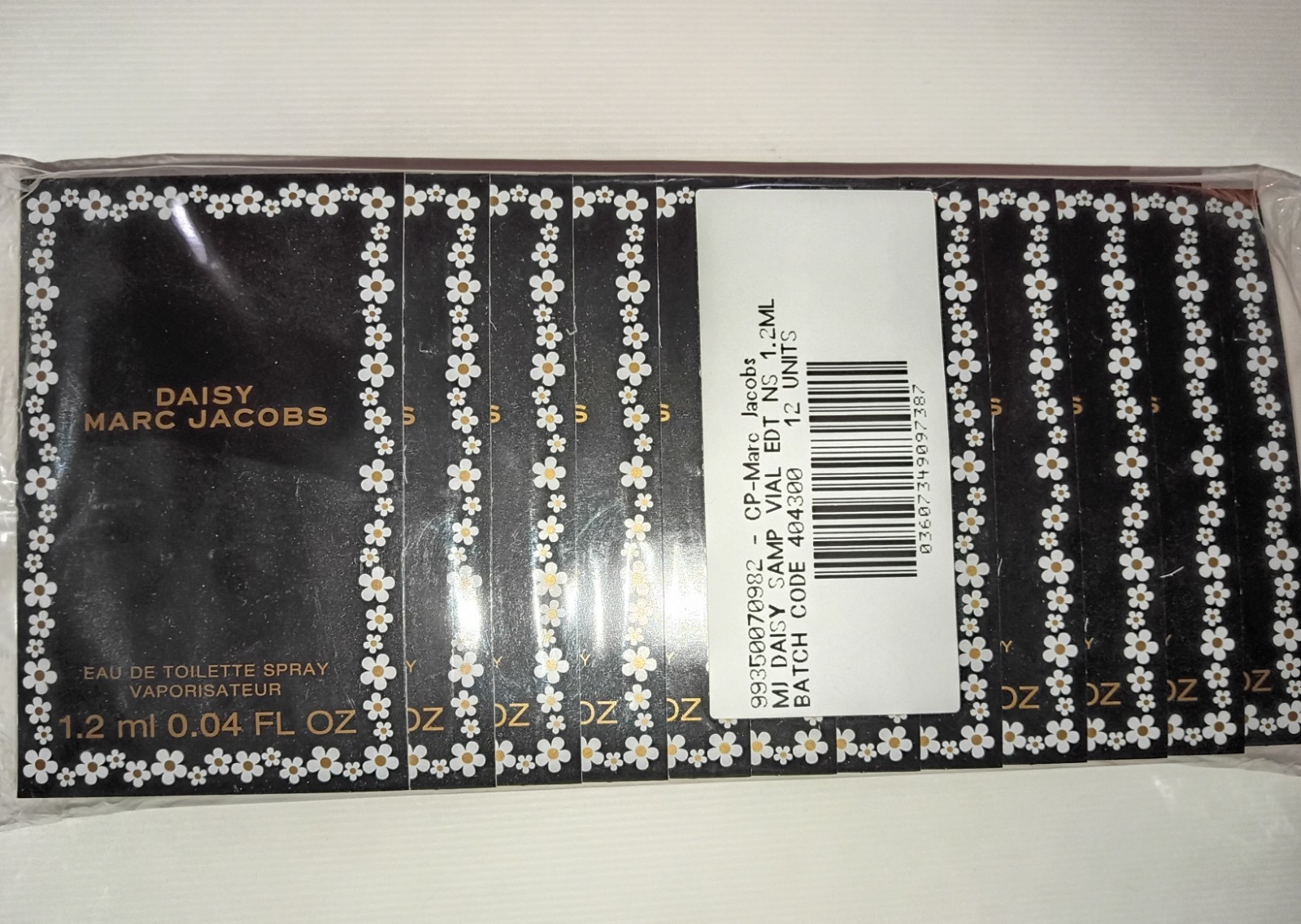 Marc Jacobs Daisy Eau de Toilette For Women Perfume Pack GET 12 SEALED SAMPLES