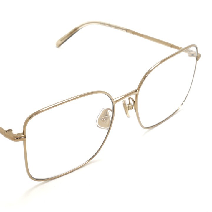 BRUNELLO CUCINELLI BC1005T 5002 Titanium Eyeglass Frames Gold NEW