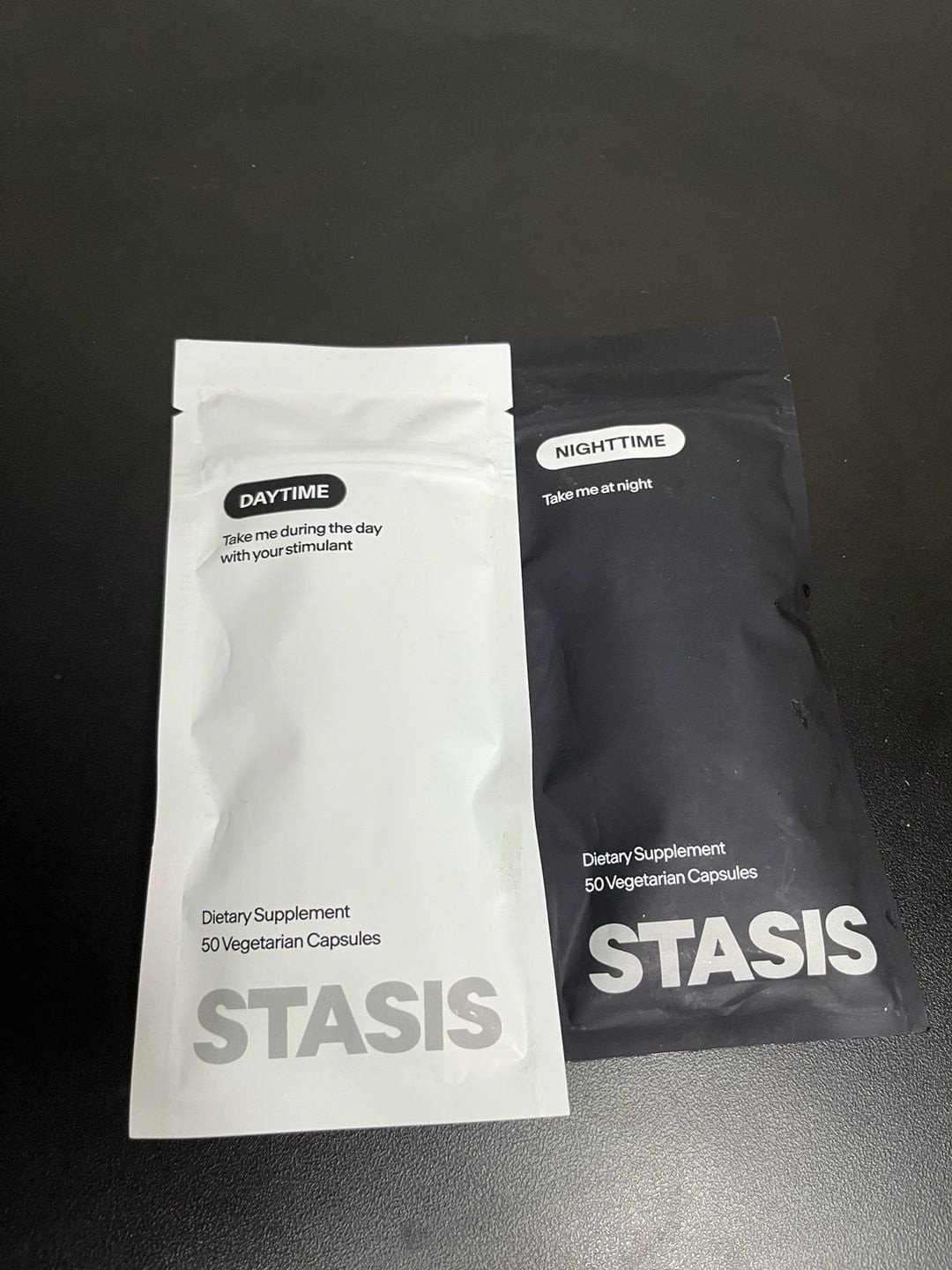 STASIS Day and Night Dietary Supplement 50 Vegetarian Capsule Set