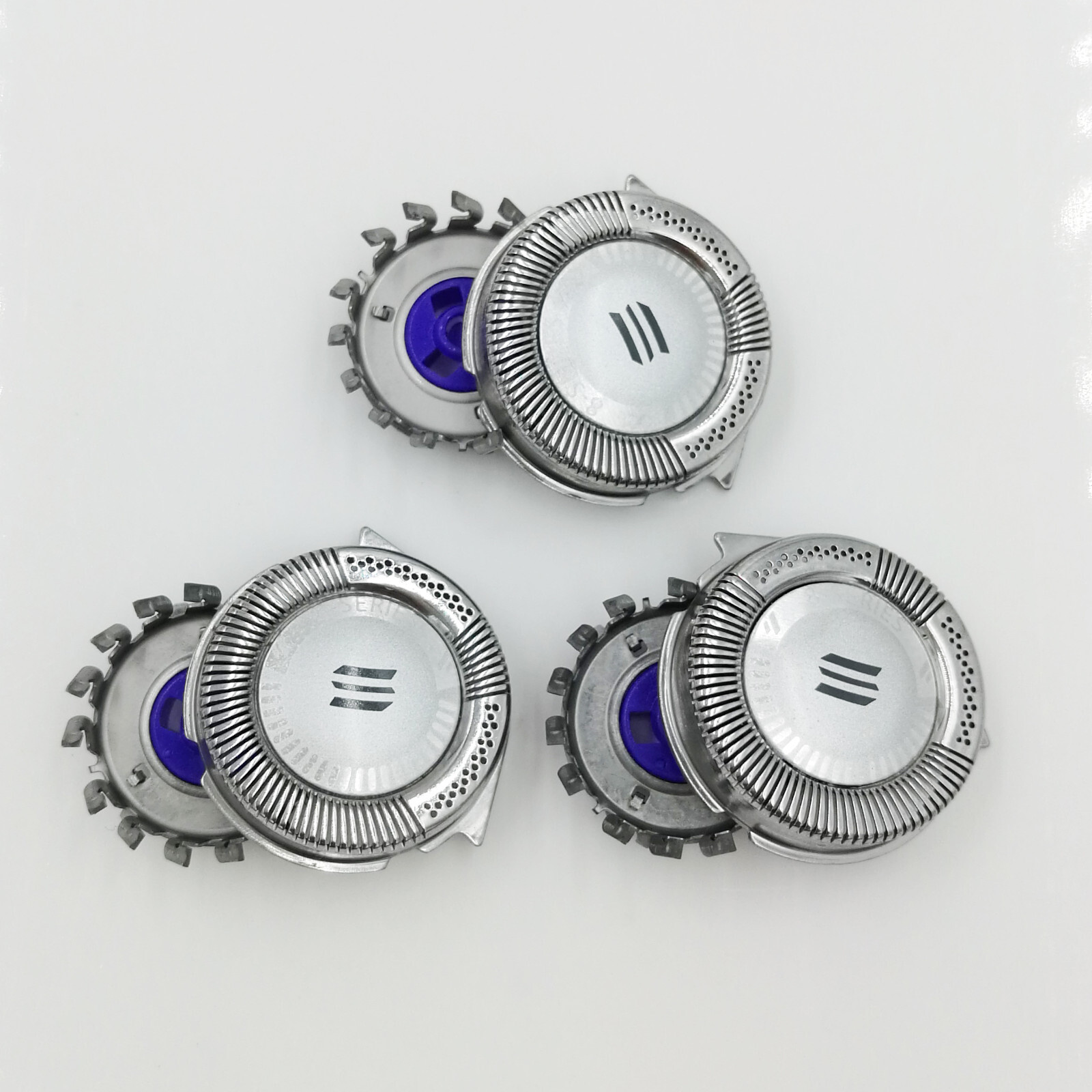 3 Pcs HQ8 Replacement Heads For Philips Norelco Shavers and Blades