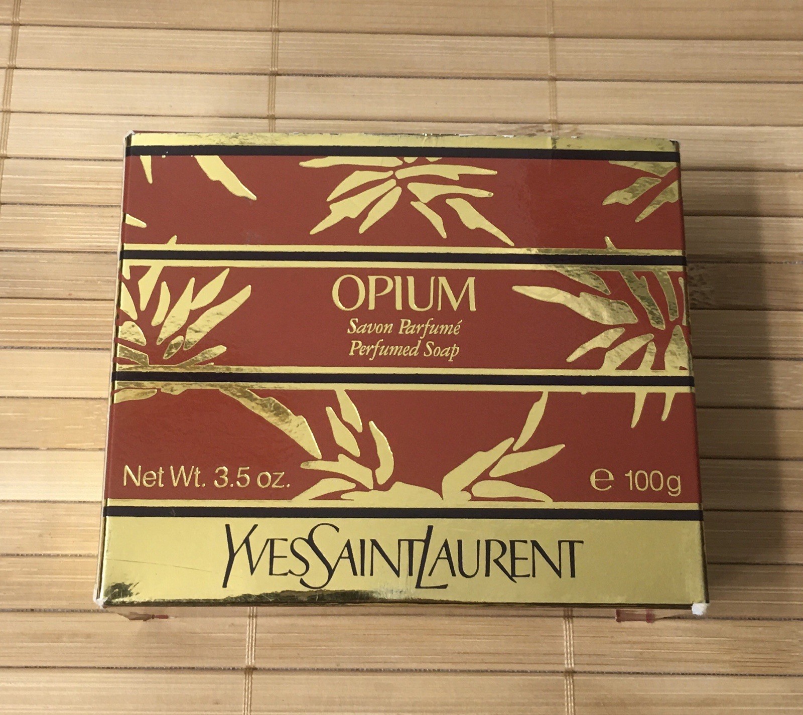 Vintage YSL Opium Perfumed Soap 3.5oz/100g Sealed In Case New In Box