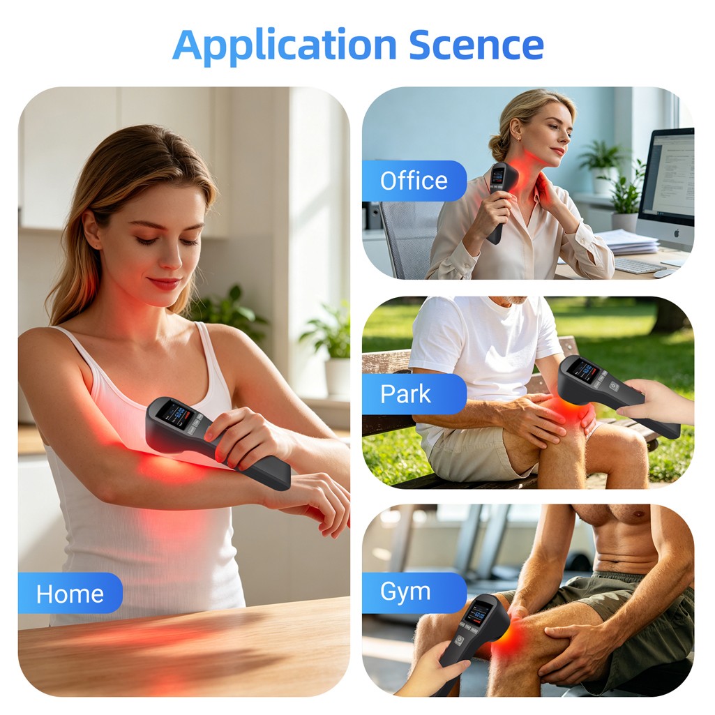 LLLT Laser Therapeutic Physiotherapy Red Light Therapy Pain Device 20pcs Diodes