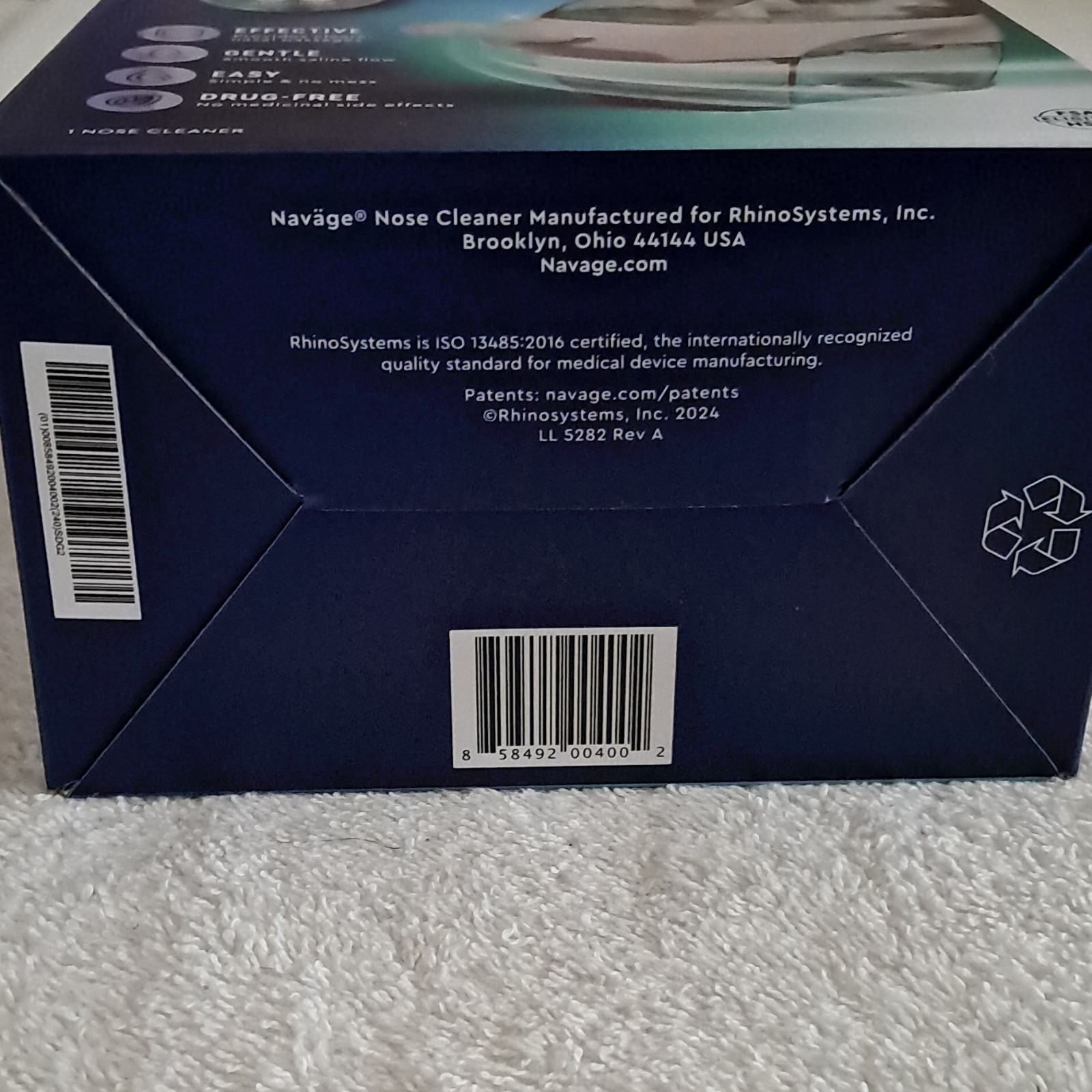 Naväge Sinus Irrigation System SDG-2 Blue/White Drug-Free Easy to Use