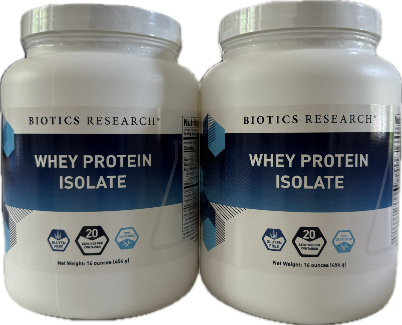 *2 Pack* Biotics Research – Whey Protein Isolate – (16oz)