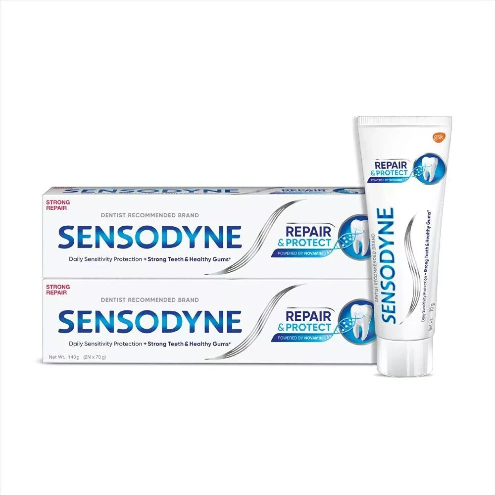 SENSODYNE Repair and Protect Toothpaste Power by Novamin 70 Gm – 2 Pcs