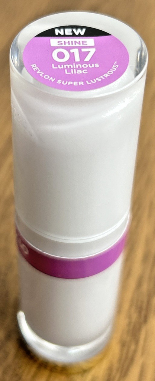 NEW SEALED Revlon Super Lustrous Glass Shine Lipstick – LUMINOUS LILAC 017