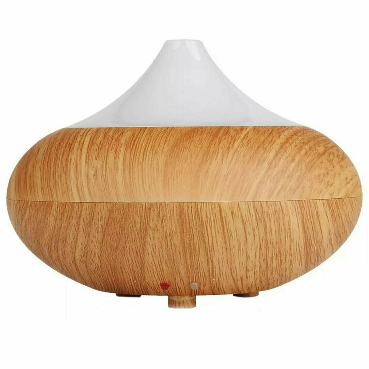 Essential Oil Aromatherapy Diffuser and Humidifier w/ Soft Light – Oak, Small