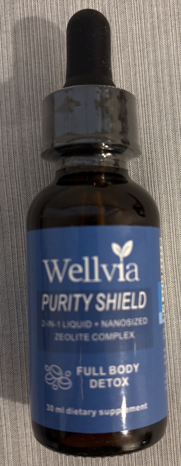 Wellvia Bundle Purity Shield Gut Para-Cleanse Walnut Wormwood Ginger Detox Drops