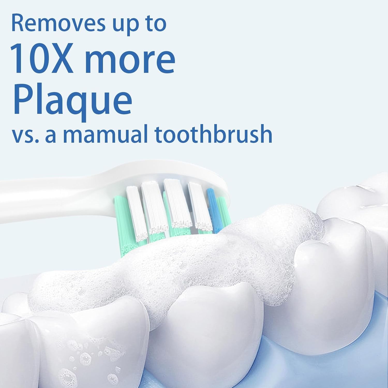 Replacement Toothbrush Heads Compatible with Phillips Sonicare Snap-on 4/16 pcs