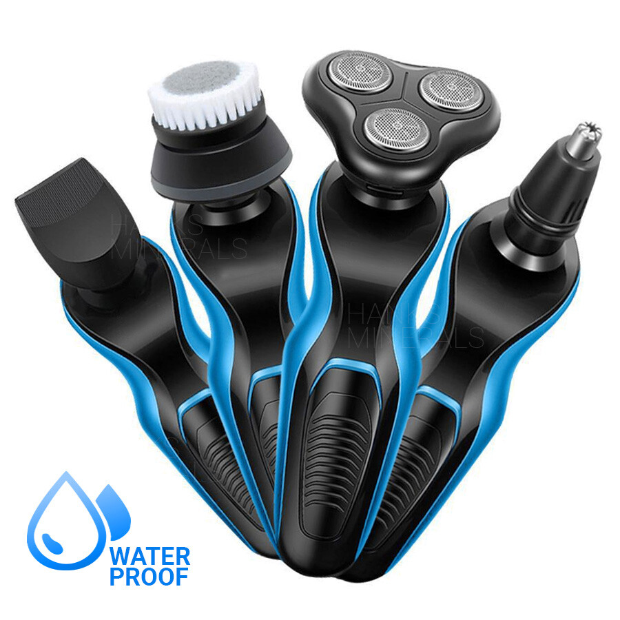 4-in-1 Electric Shaver Razor Waterproof Cordless Rechargeable Head Beard Trimmer