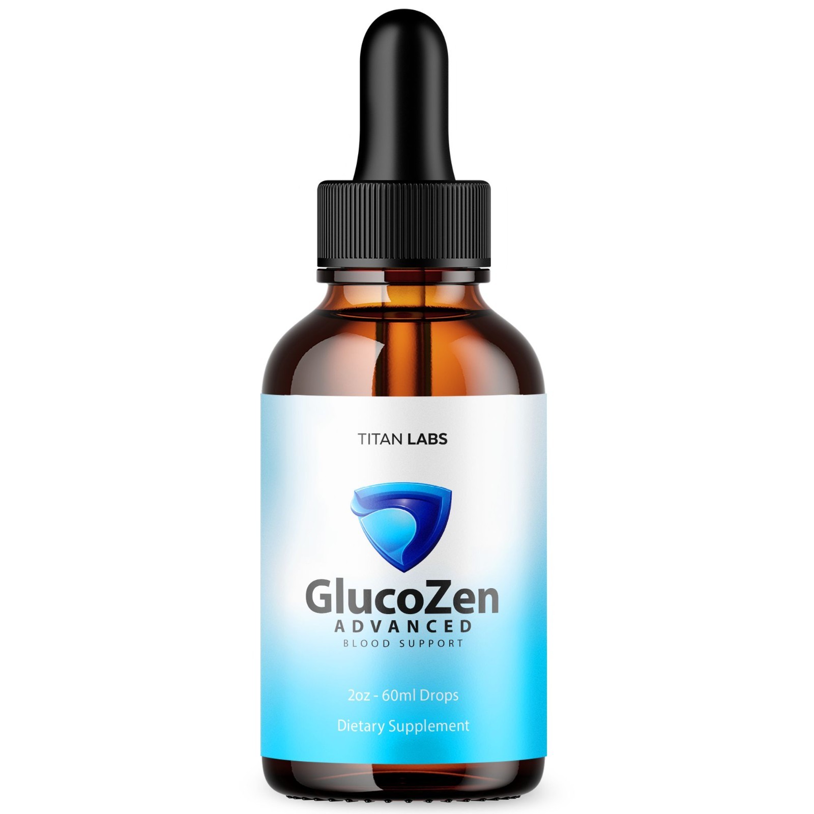 (1 Pack) GlucoZen Drops Advanced Blood Support Supplement Gluco Zen 30 Servings