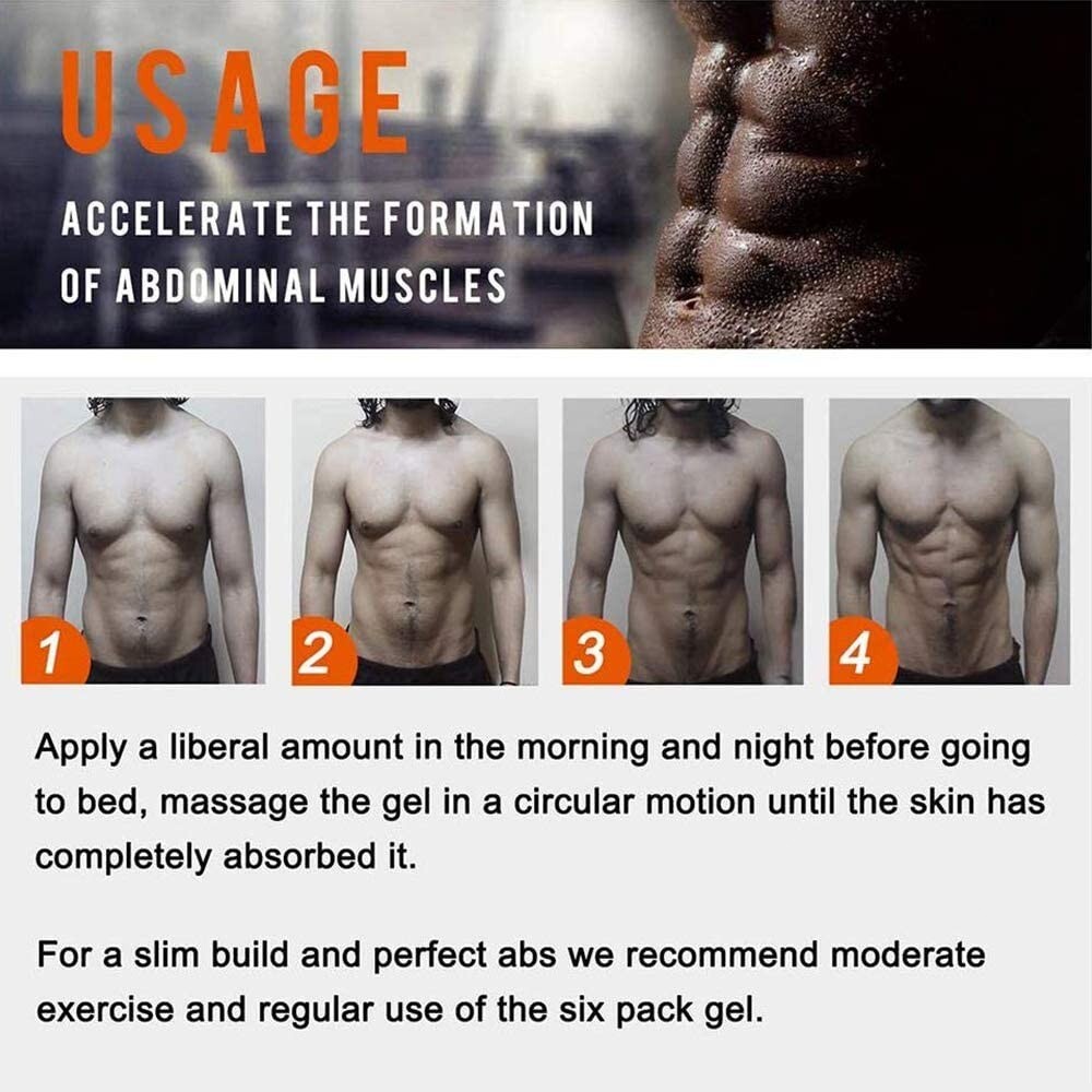 Eight-Pack abs Fat Burning Men Abdominal Muscle Cream Anti Cellulite Slimming