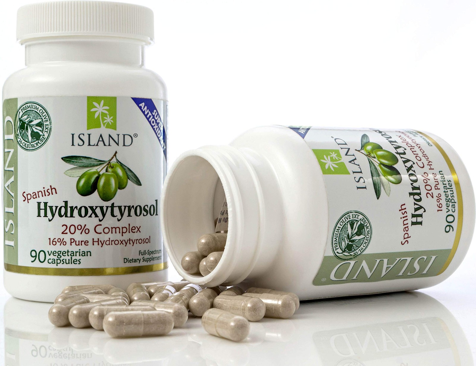 , 20% Hydroxytyrosol Complex™ Olive Fruit Extract Super Strength 100% Grown …