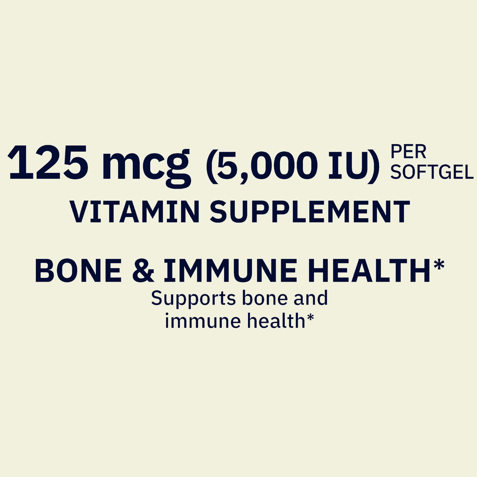 Spring Valley Extra Strength Vitamin D3 Softgels, 125 mcg (5000 IU), 250 Count,