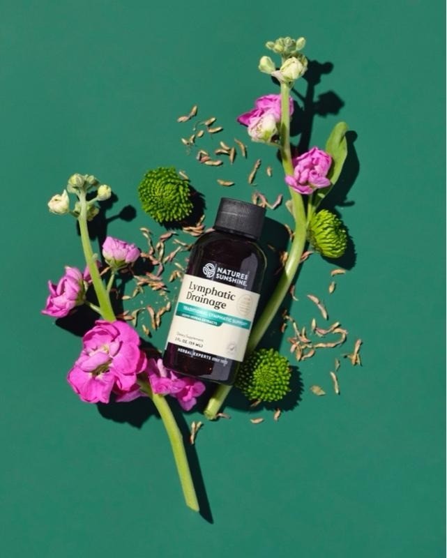 Lymphatic Drainage Liquid Drops Bloating Relief Detox Circulation Support
