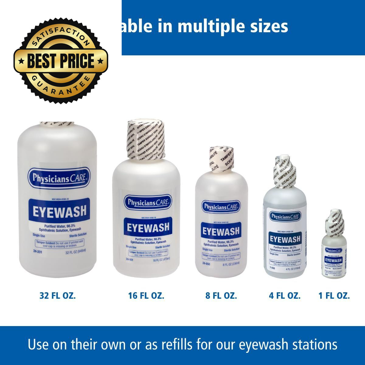 PhysiciansCare by First Aid Only 7-006 Eye Wash 4 Ounce (Pack of 1),