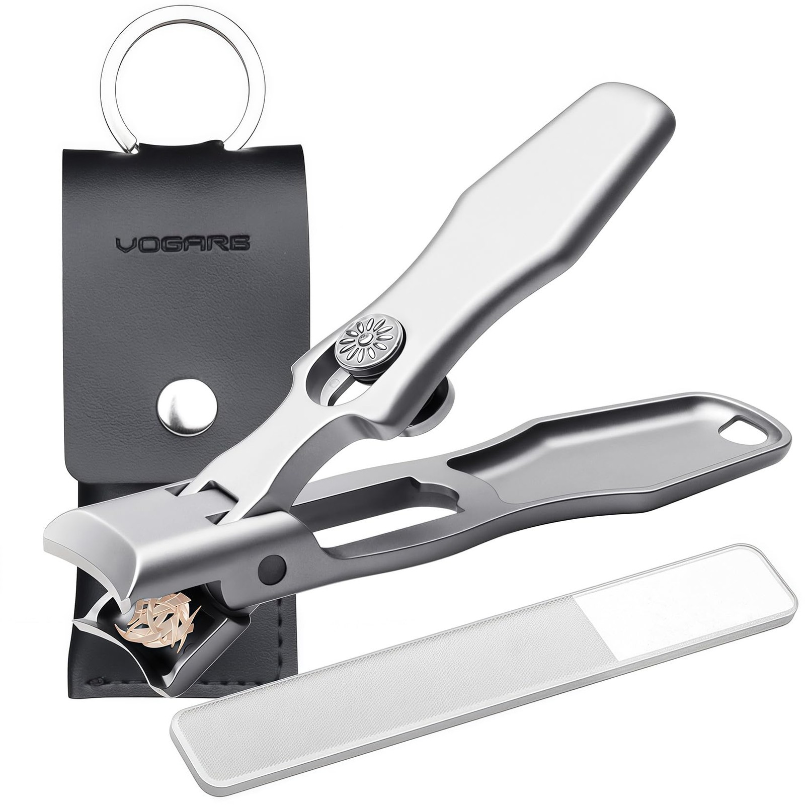 Nail Clippers for Men Thick Nails Large Wide Jaw Opening Toenails Clippers fo…