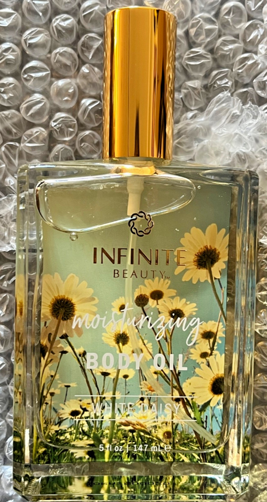 Infinite Beauty Moisturizing Hydrating Body Oil White Daisy 5 fl oz New