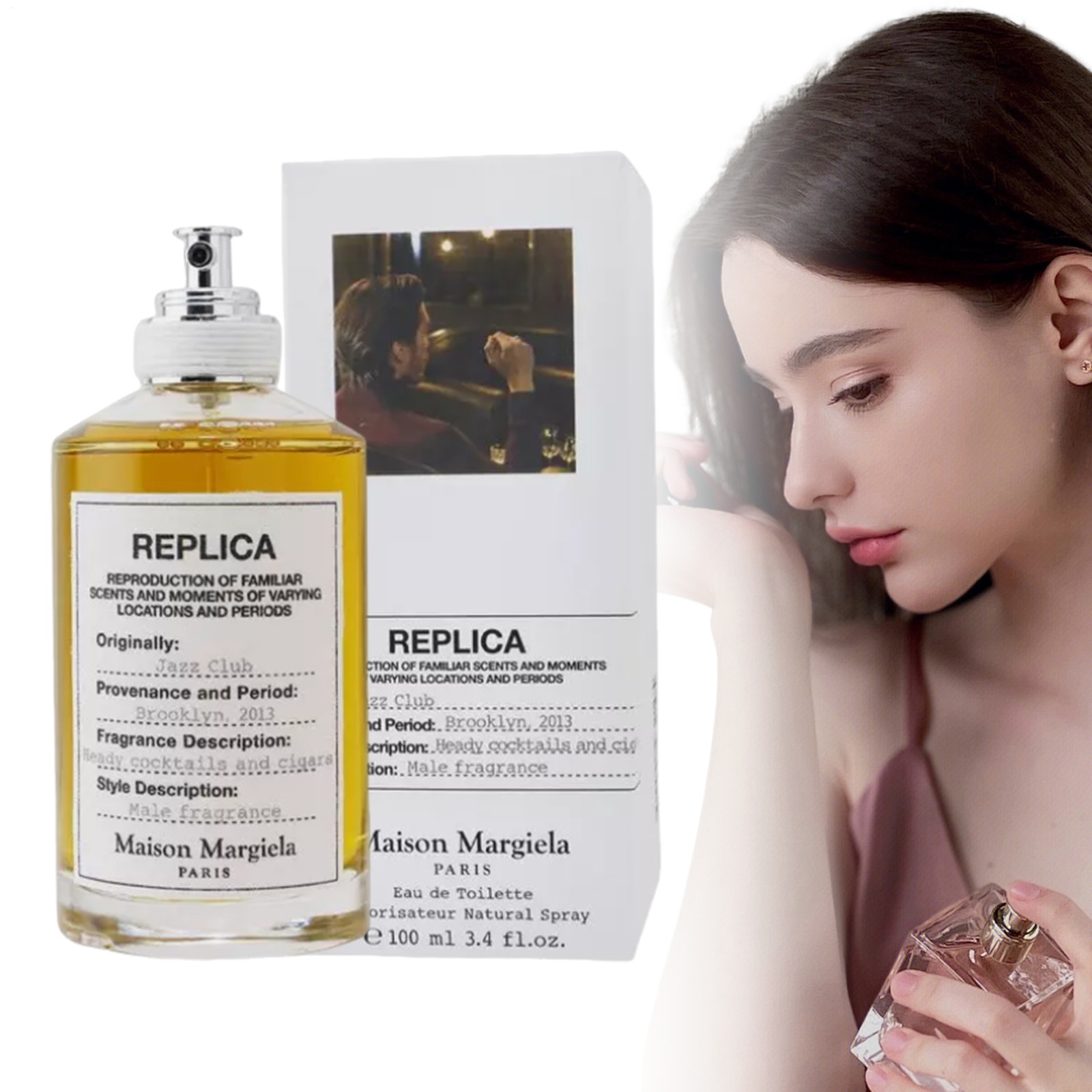 Maison Margiela Replica Jazz Club 3.4oz EDT Cologne for Men New in Sealed Box