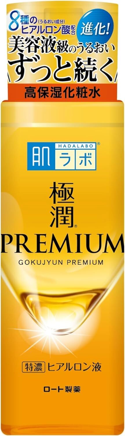 [US Seller] Rohto HadaLabo Gokujyun Premium Hyaluronic Hydrating Lotion 170ml