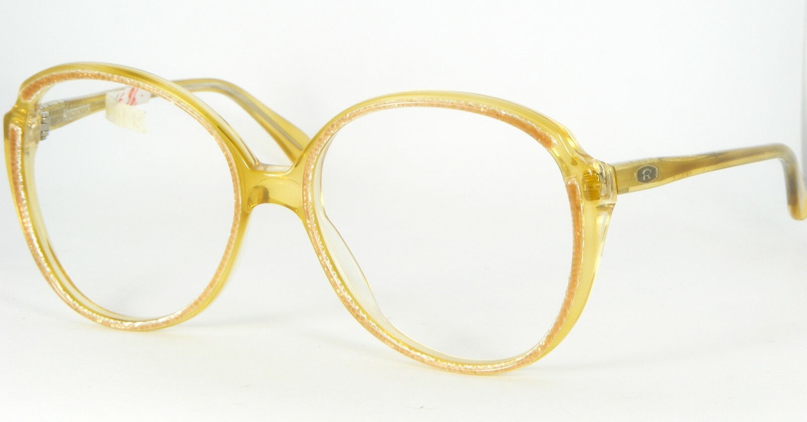 Rodenstock Lady R 918 YELLOW /LIGHT AMBER /WHITE EYEGLASSES 56-17-130mm (NOTES)