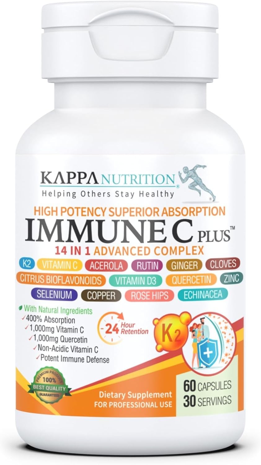 Quercetin 1,000mg, Vitamin C 1,000mg, Zinc 50mg, Vitamin D3 5,000iu, Selenium, C