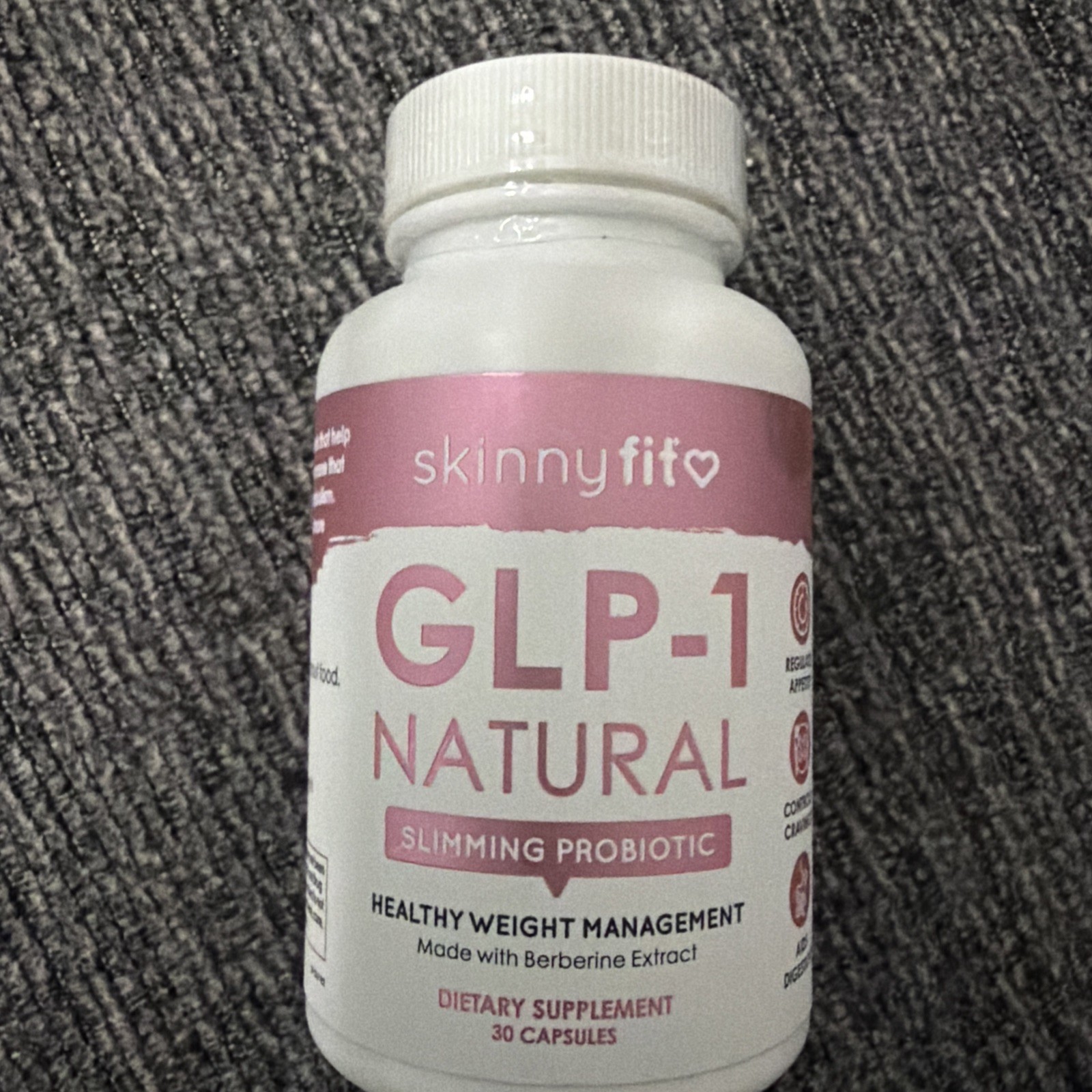 Skinny Fit Natural Slimming Probiotic 30 Capsules-New Sealed Dietary Supplement