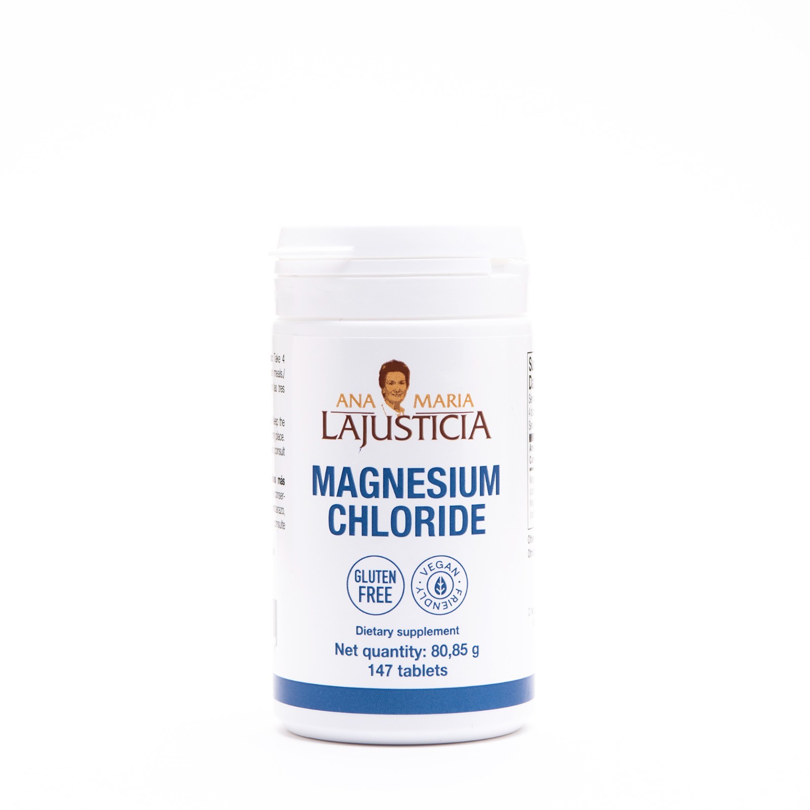 Ana Maria Lajusticia Magnesium Chloride 147 Tabs Reduce Fatigue Vegan
