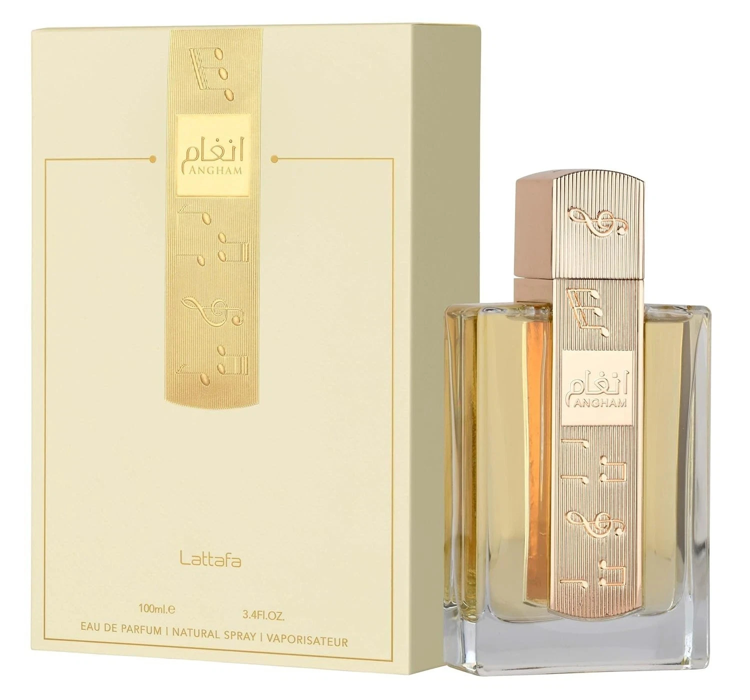 Angham by Lattafa Eau De Parfum Spray for Women 3.4oz