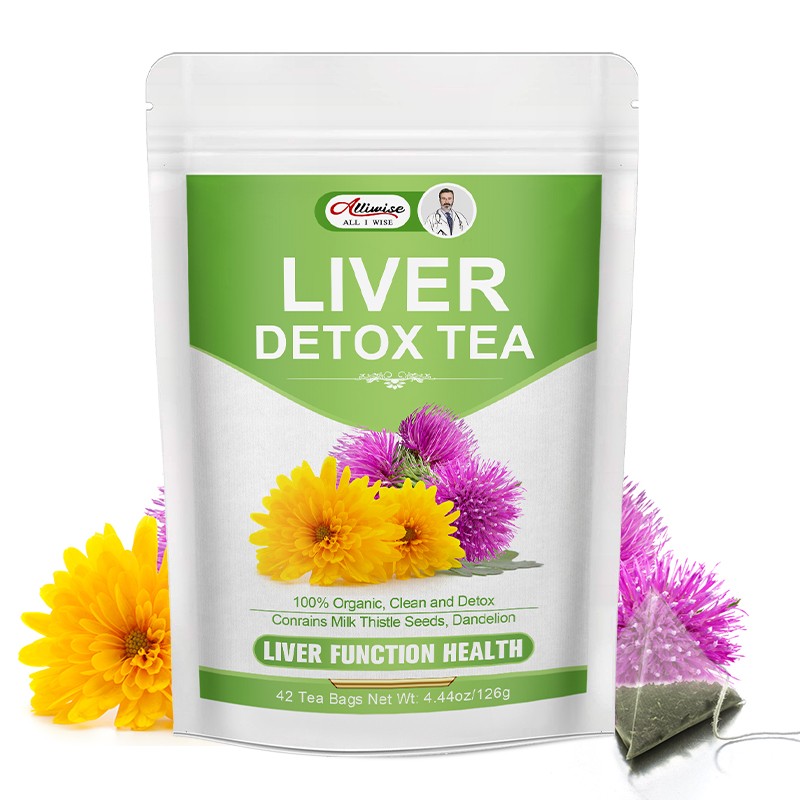 Liver Detox Tea 42 Bags | Natural Herbal Cleanse with Mulberry & Goji Berry