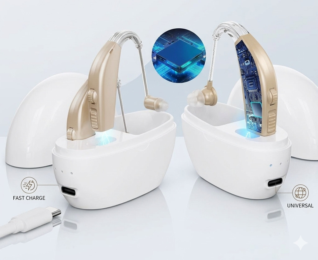 3-PACK Rechargeable Hearing Aids for Seniors | Noise Cancelling | LIMITED STOCK.
