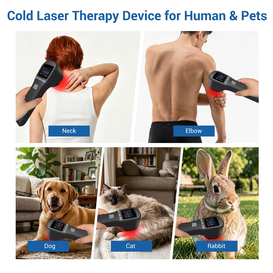 20 Diodes Pain Relief Soft Laser Therapy Device LLLT Red Light 650nm & 808nm NIR