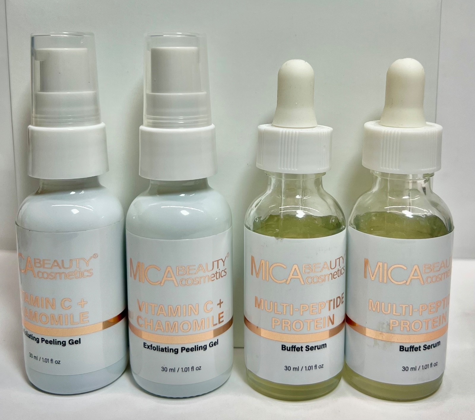 MICA BEAUTY cosmetics set 30ml 1.01 fl x 4 bottles Band New
