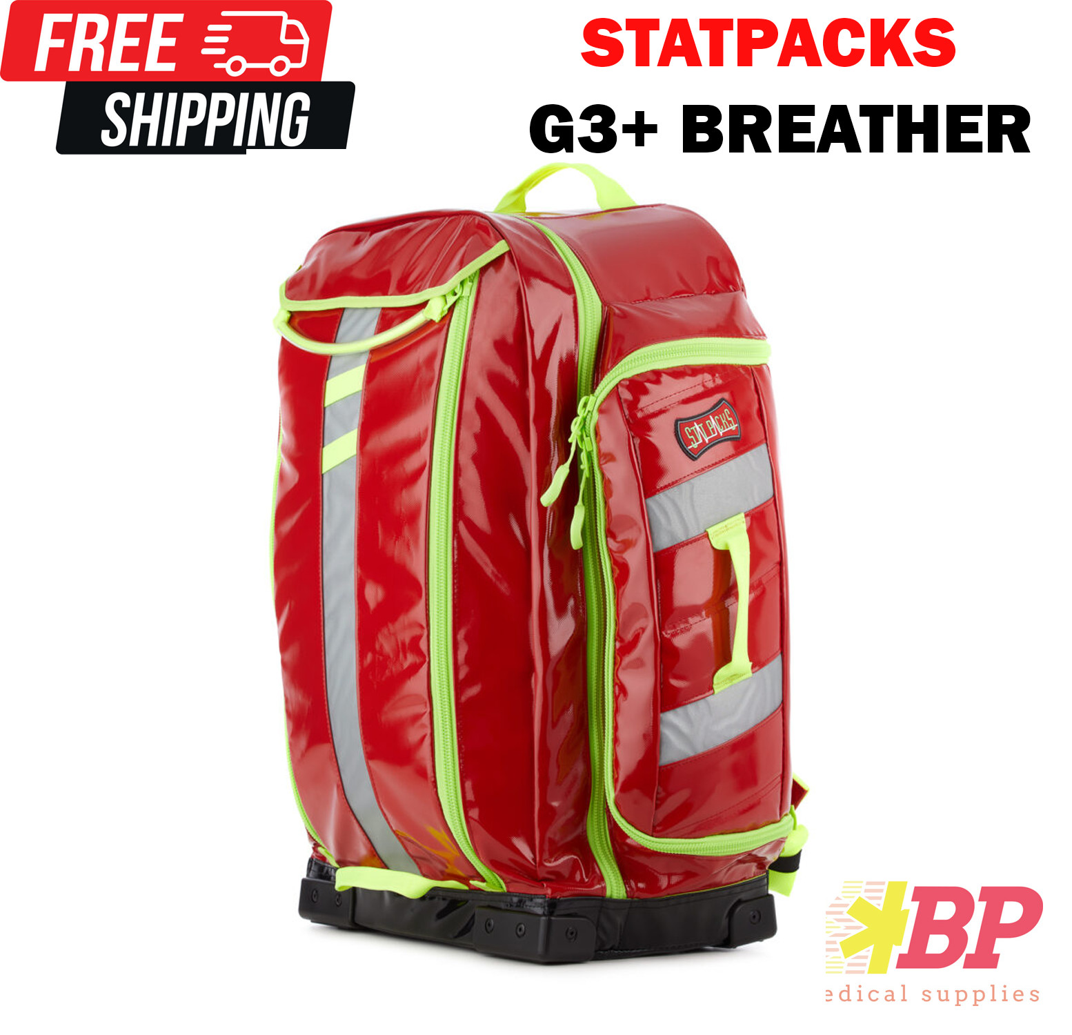 STAT PACKS G3+ BREATHER G35008RE O2 Backpack – Red