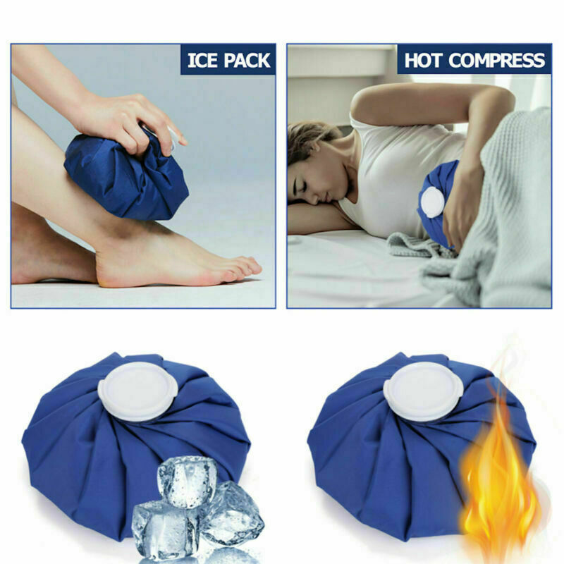 3 Pack [11″ 9″ 6″] Reusable Ice Bags for Injuries with a Adjustable Wrap Hot