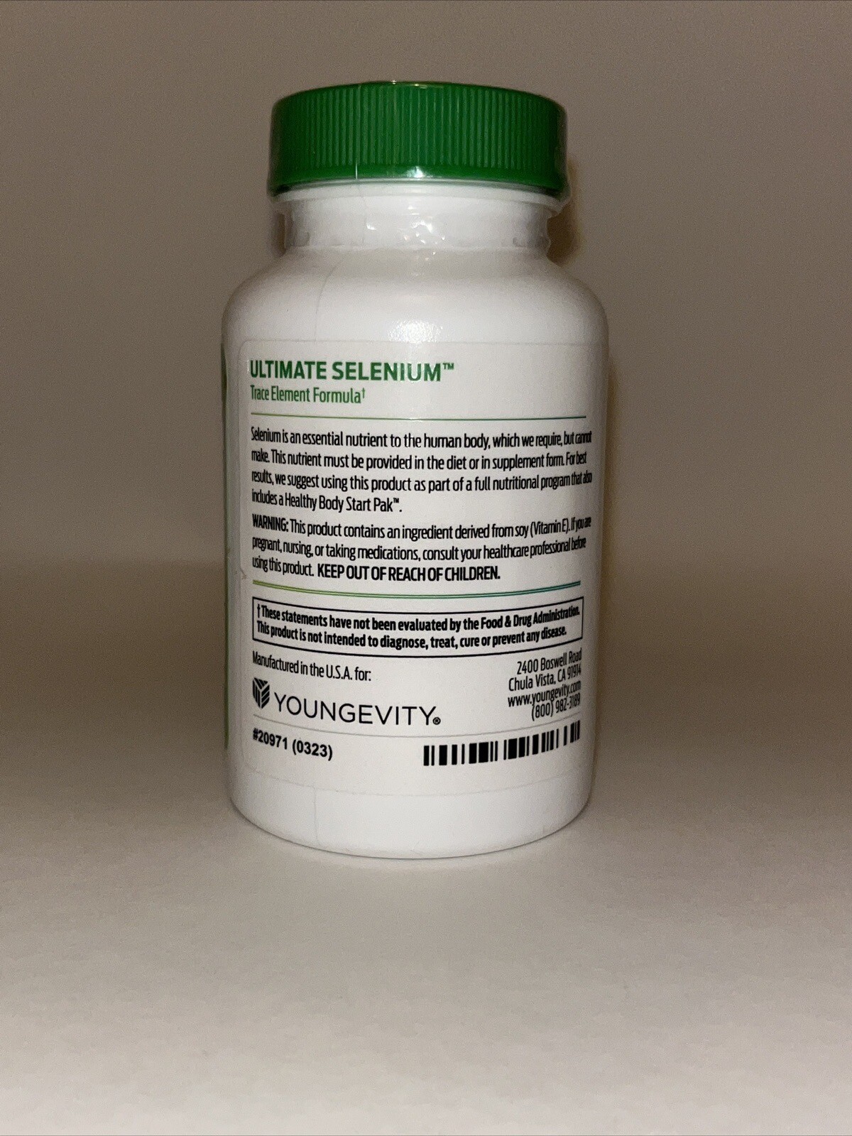Youngevity Ultimate Selenium 90 capsules (4 Pack) Dr. Wallach