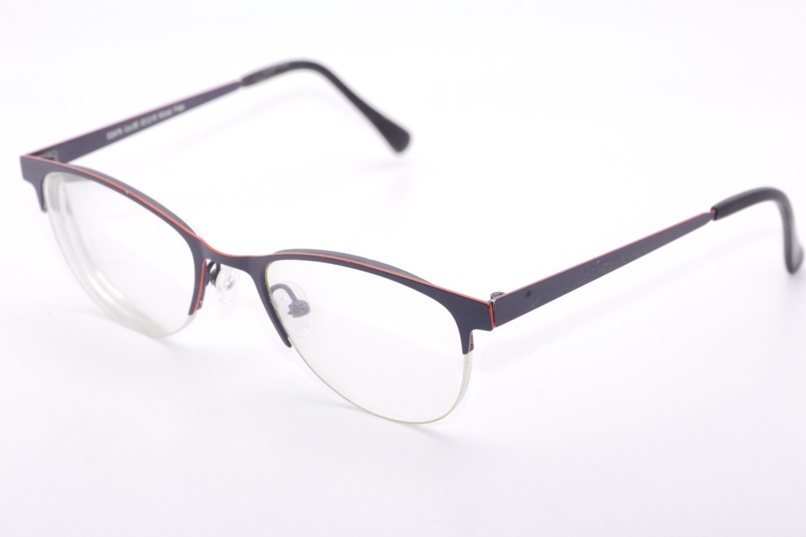 DUTZ Eyewear DZ479- 52[]19-145 Navy/Red HALF RIM Eyeglass Frames NETHERLANDS