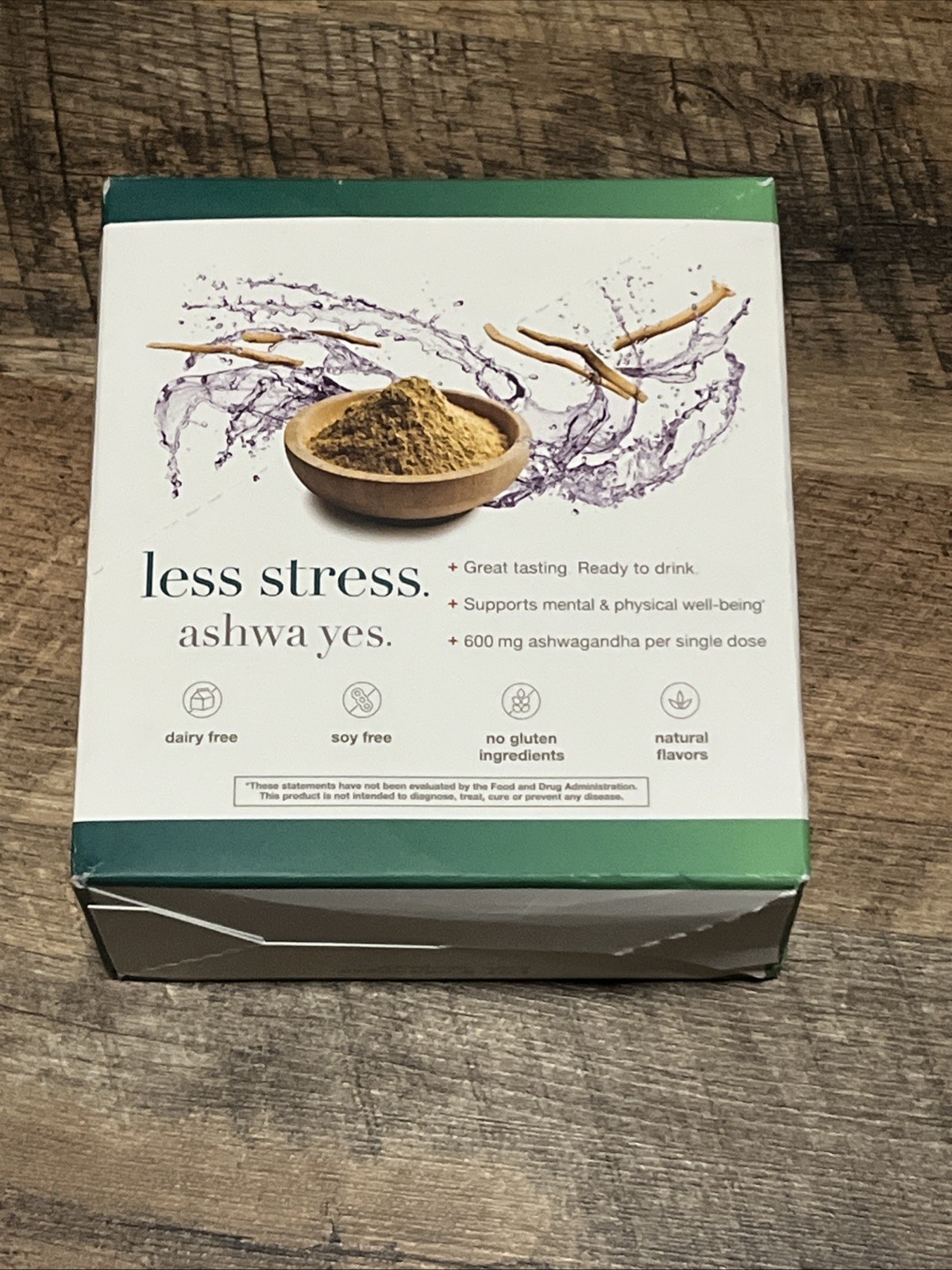 Youtheory – Ashwagandha Liquid Stress Relief Blueberry – 12 Packets
