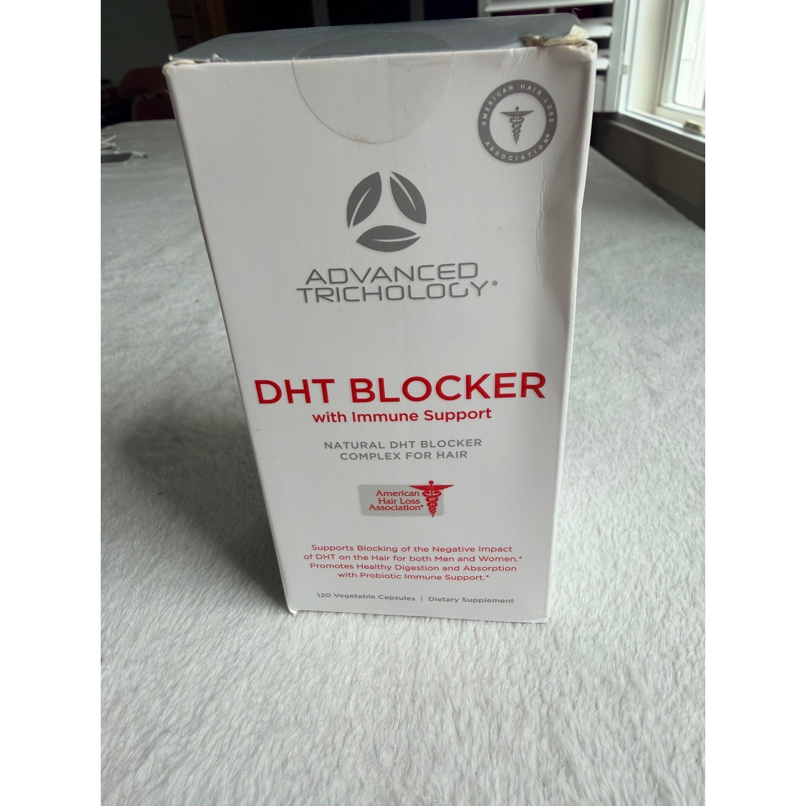 Advanced Trichology DHT Blocker Hair Growth Supplement 120 Capsules Exp 11/2027