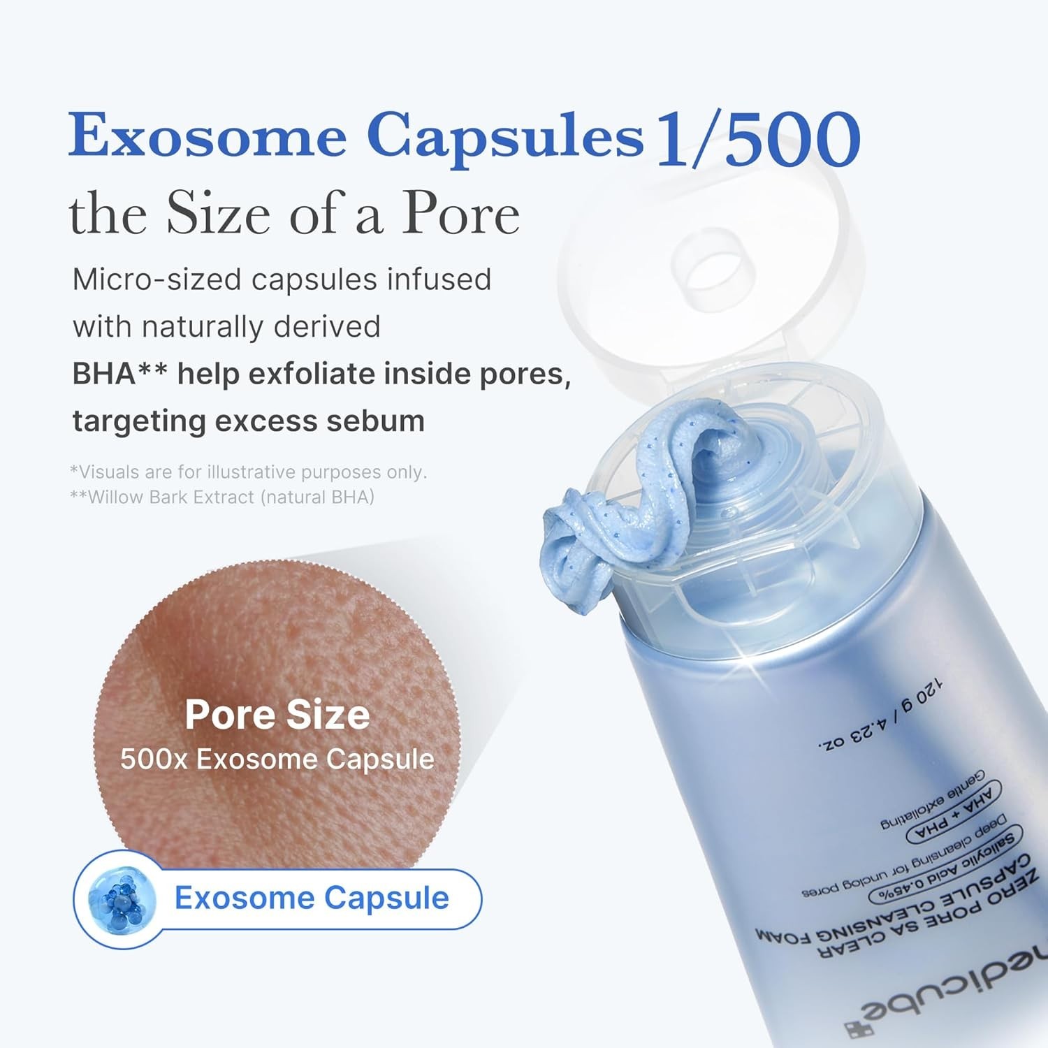 Medicube Zero Pore Clearing Capsule Cleansing Foam 120g-Pore Deep Cleansing