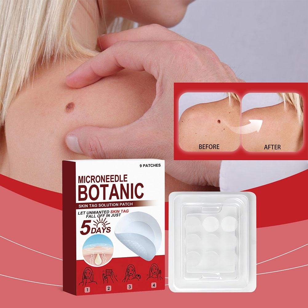1-5 *Box MICRONEEDLE BOTANIC Skin Tag & Acne Patch Skin Tag Remover Patches