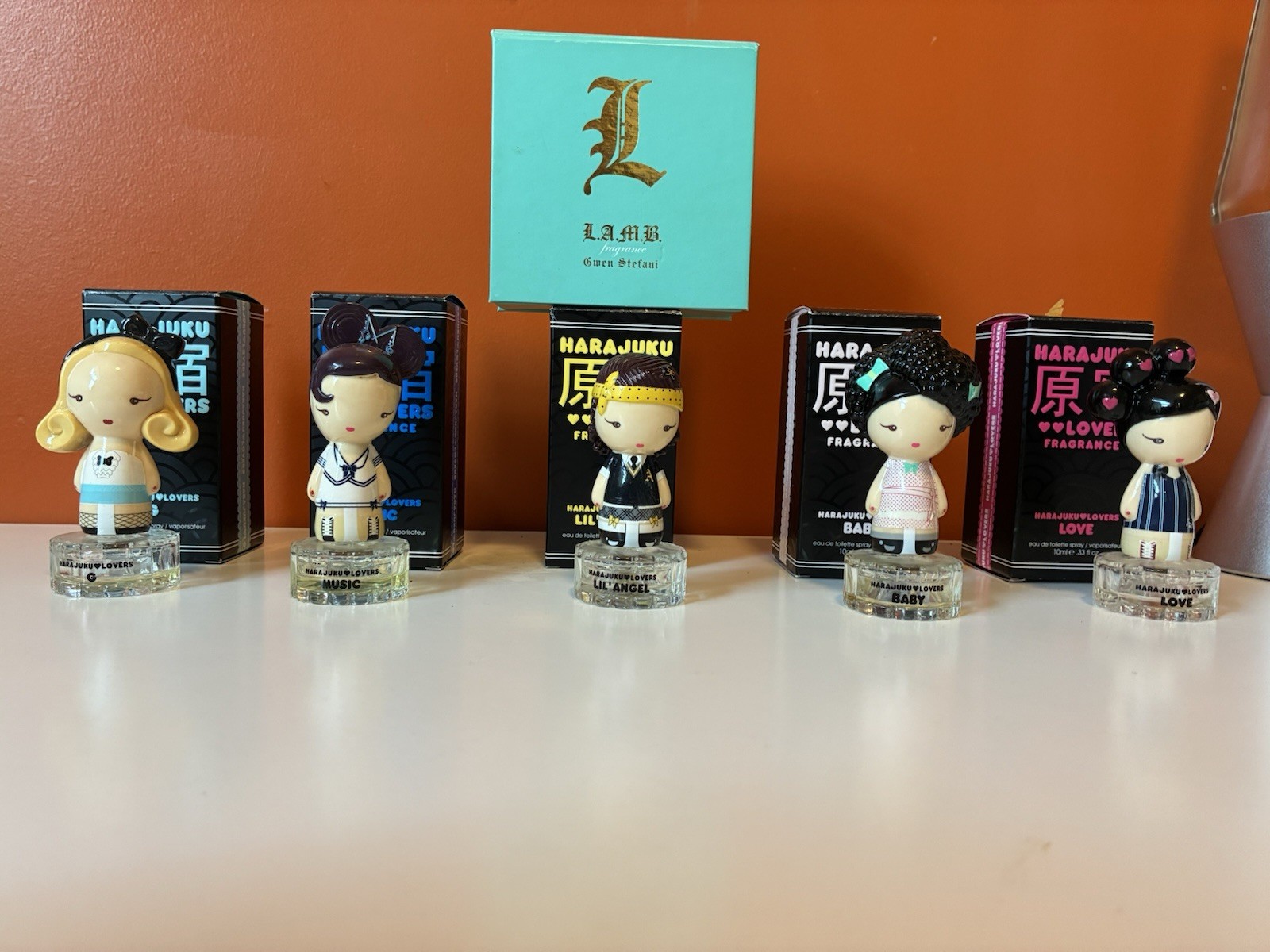 Gwen Stefani Harajuku Lovers Full Set including L.A.M.B. Bracelet