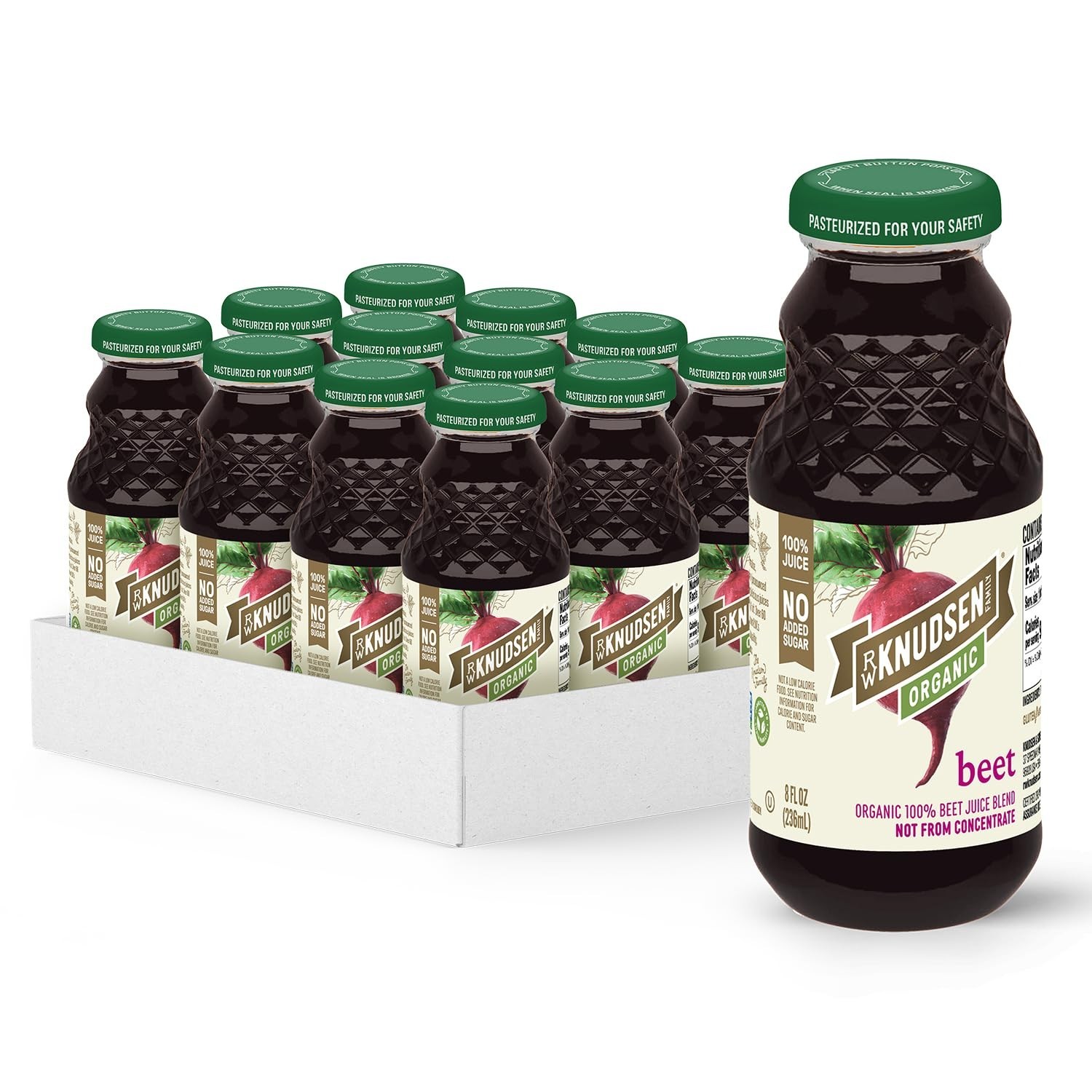 R.W. Knudsen Organic Beet Juice, 8 Fl Oz (12 Pack)