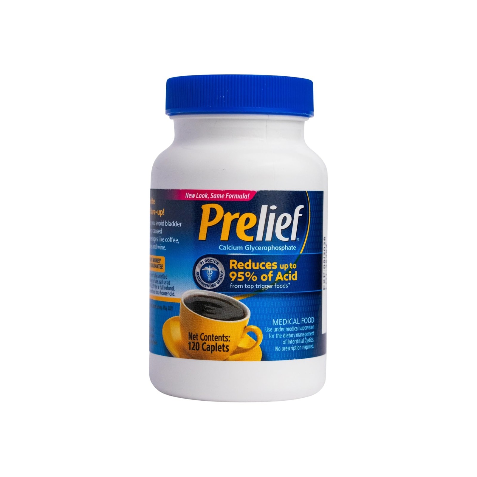 PRELIEF Acid Reducer Caplets Dietary Supplement, 120 120 Count (Pack of 1)