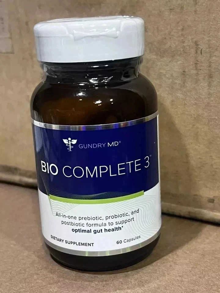 2 Pic Gundry MD )caps Complete 3 supplemental (60*2=120 Bio Optimal Gut Vitality